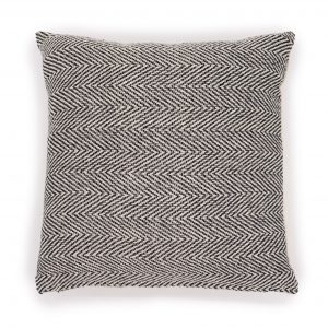 quality-cotton-pillow- cushion-cover-grey- Herringbone-pattern