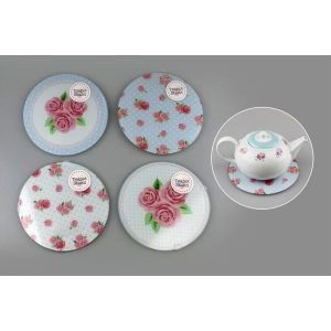 Pink-blue-white-tea-pot- stands
