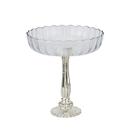 fluted-glass-display- dining-table-centre- piece-bowl-weddings- Christmas